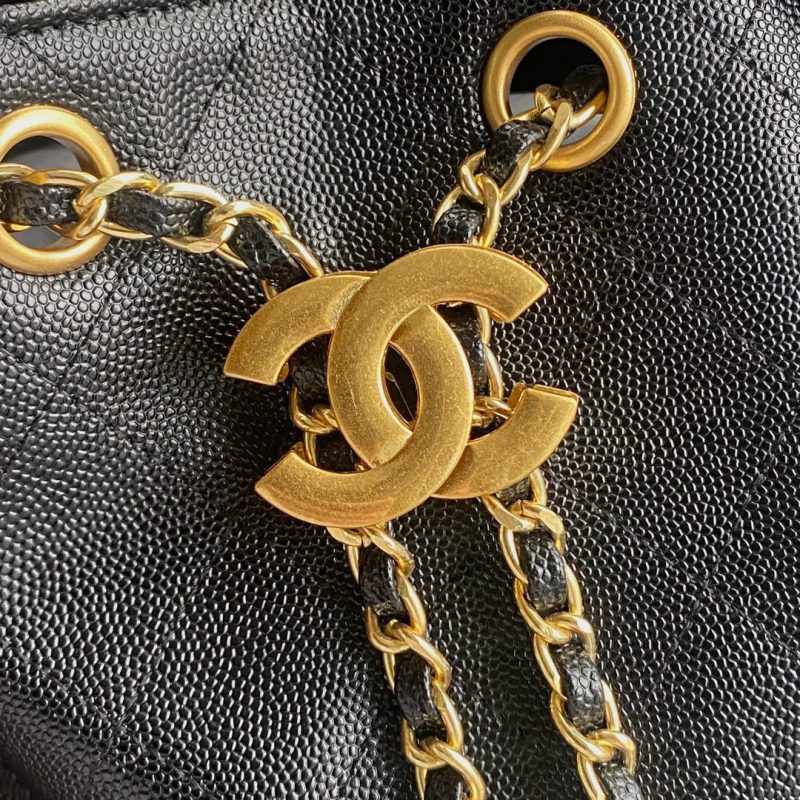 25C Hobo Bag 31cm Black Calfskin