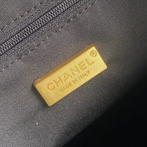 25C Hobo Bag 31cm Black Calfskin