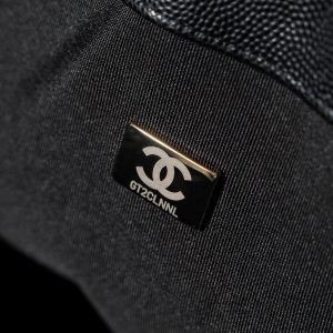 25C Hobo Bag 31cm Black Calfskin