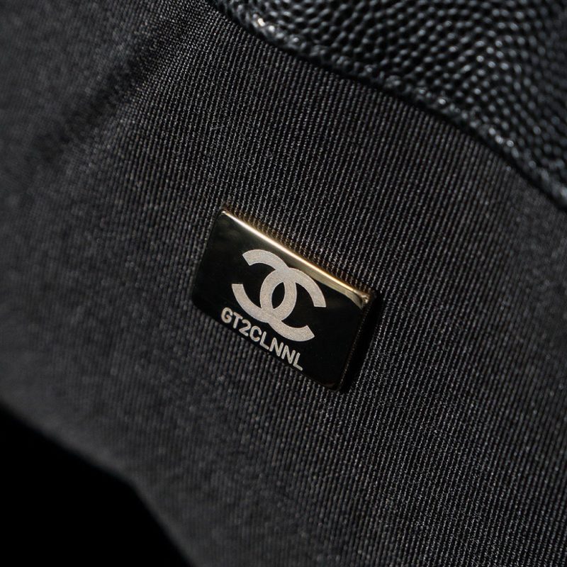 25C Hobo Bag 31cm Black Calfskin