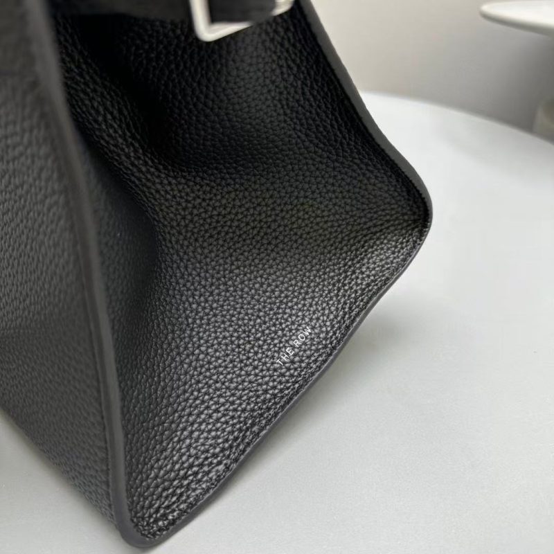 Image_20250209160546 The Row Margaux 32cm Black Grained Calfskin