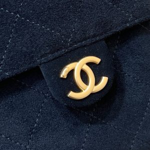 CC 25C Hobo Bag 30cm Black Suede