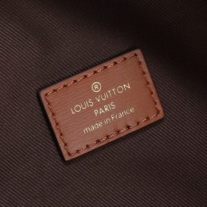 LV hobo Loop Bag 38cm Brown Monogram Canvas