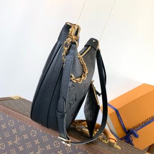 LV hobo Loop Bag 38cm Black Monogram Empreinte Leather