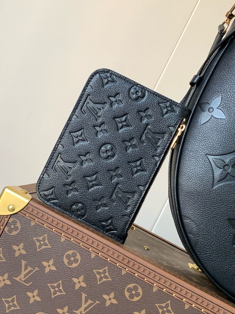 LV hobo Loop Bag 38cm Black Monogram Empreinte Leather