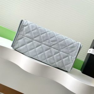 CC 25C Hobo Bag 30cm Light Blue Grained Calfskin