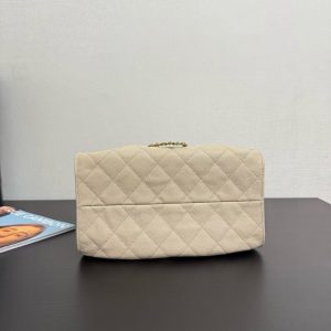 CC 25C Hobo Bag 30cm Beige Grained Calfskin