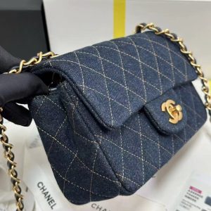 CC 25C Dark Blue Denim Gold Hardware