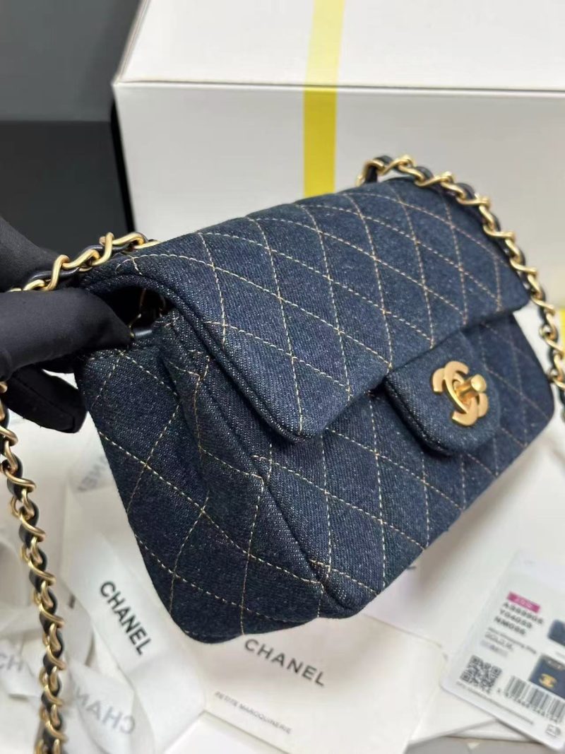 CC 25C Dark Blue Denim Gold Hardware