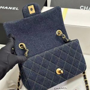 CC 25C Dark Blue Denim Gold Hardware