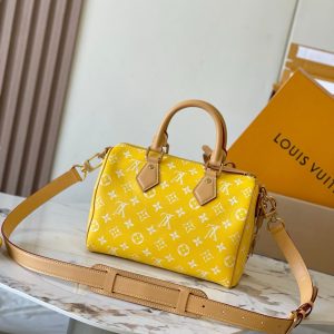 speedy p9 bandouliere 25cm yellow calfskin
