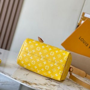 speedy p9 bandouliere 25cm yellow calfskin