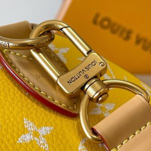 speedy p9 bandouliere 25cm yellow calfskin