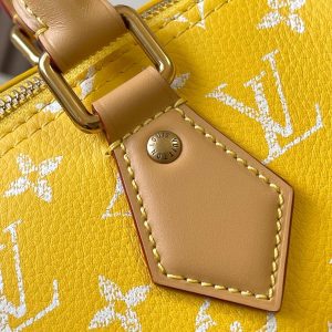 speedy p9 bandouliere 25cm yellow calfskin