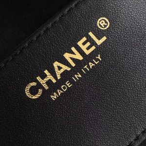 CC 25C Hobo Bags 30cm Silver Metallic Grained Calfskin