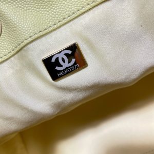 Image_20250705085424 CC 25C Hobo Bags 26cm Light Lemon Yellow Calfskin