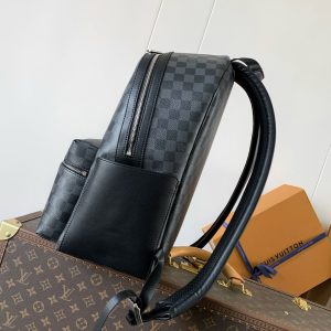 Lv Discovery 38cm Backpack Black Monogram Eclipse Canvas And Cowhide