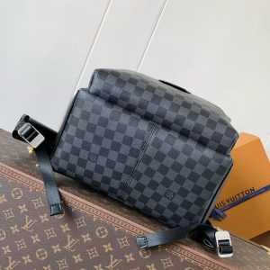 Lv Discovery 38cm Backpack Black Monogram Eclipse Canvas And Cowhide