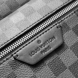 Lv Discovery 38cm Backpack Black Monogram Eclipse Canvas And Cowhide