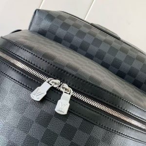 Lv Discovery 38cm Backpack Black Monogram Eclipse Canvas And Cowhide