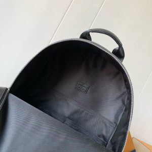Lv Discovery 38cm Backpack Black Monogram Eclipse Canvas And Cowhide