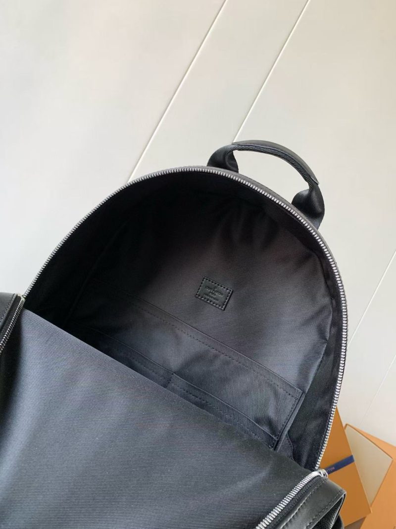 Lv Discovery 38cm Backpack Black Monogram Eclipse Canvas And Cowhide
