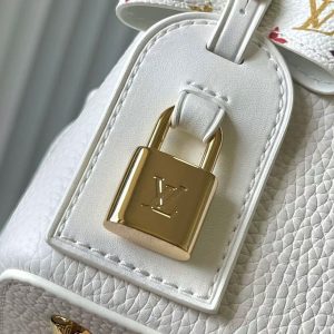 LV x TM Capucines BB 21cm Bag White mix colors Taurillon Cowhide leather