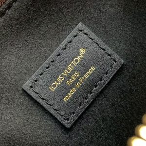 Image_20250924170512_9358_16 LV Speedy Trunk Bag 27cm Black Brown Cowhide Canvas