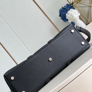 LV Georges Tote MM 41cm Black Cowhide