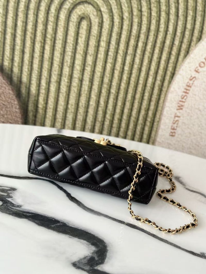 Image_20251024120522_513_4 cc 24a nano 19cm kelly shopper bag black lambskin light gold hardware