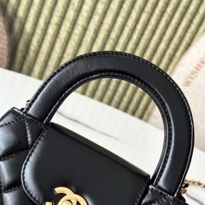 Image_20251024120523_514_4 cc 24a nano 19cm kelly shopper bag black lambskin light gold hardware