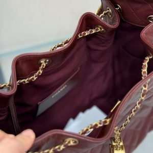 Image_20251029103430_1109_4_f409e857-1777-4be7-8582-0838e7304b24 CC 25C Hobo Bags 40 cm Burgundy Calfskin