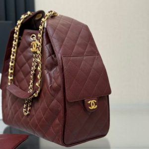 Image_20251029103433_1111_4_410c0390-7233-4996-a67d-e0c7378fc7fe CC 25C Hobo Bags 40 cm Burgundy Calfskin