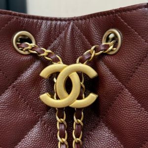 Image_20251029103434_1112_4_02362228-9e4e-4f6b-b605-7e0281d89a8a CC 25C Hobo Bags 40 cm Burgundy Calfskin