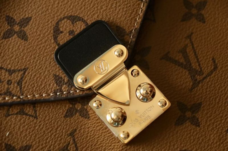 LV Mark Folder Monogram Reverse Coated Canvas Calfskin