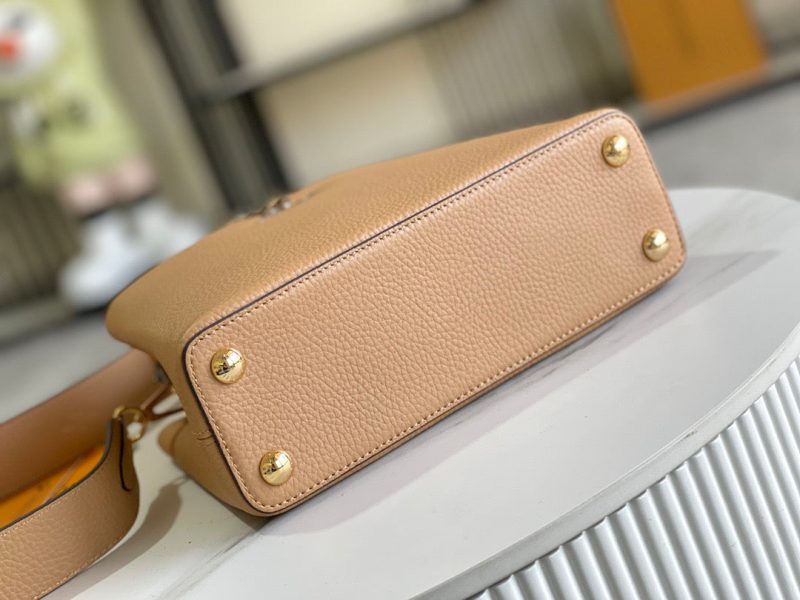 LV Capucines BB 27cm Ginger Yellow Calfskin Premium Python Leather GHW