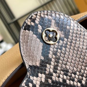 LV Capucines BB 27cm Ginger Yellow Calfskin Premium Python Leather GHW