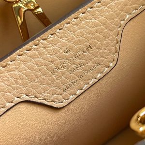 LV Capucines BB 27cm Ginger Yellow Calfskin Premium Python Leather GHW