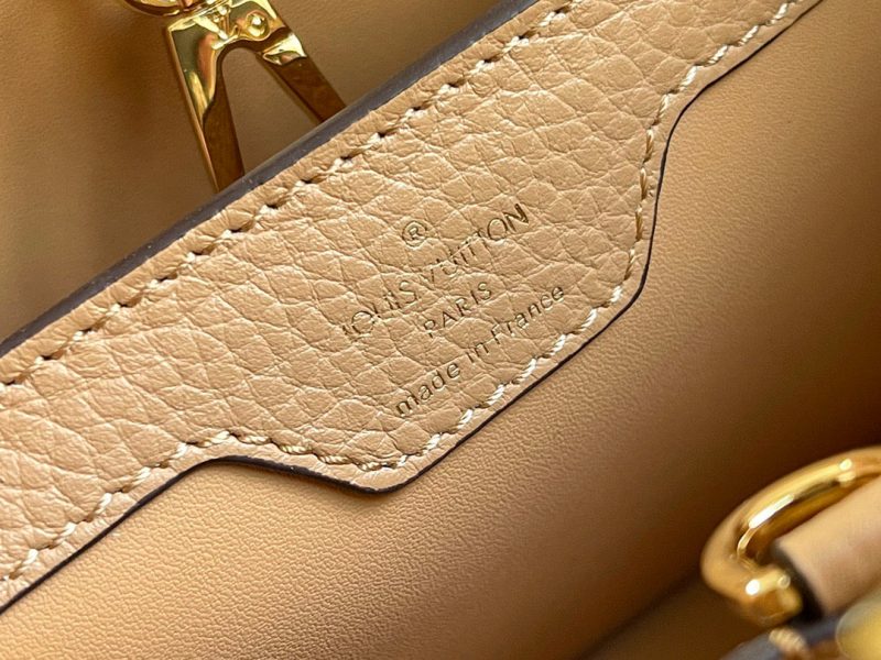 LV Capucines BB 27cm Ginger Yellow Calfskin Premium Python Leather GHW