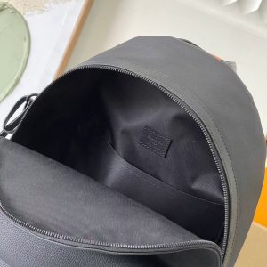 LV M22503 Takeoff Backpack Black Aerogram Cowhide