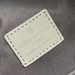 LV Discovery Backpack Gray in Monogram Embossed Cowhide Leather