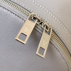 LV Aerogram Backpack Grey in Calfskin Leather