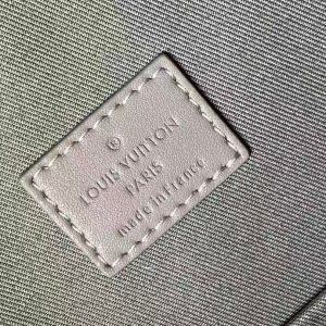 LV Aerogram Backpack Grey in Calfskin Leather