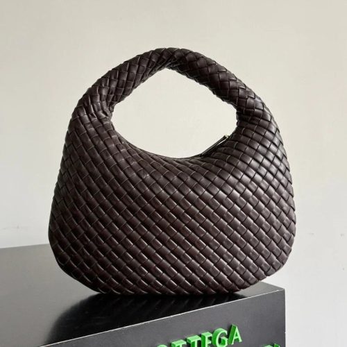 Image_20260130142348_9664_20 Bottega Veneta Shoulder Bag 35cm Brown Intrecciato Leather