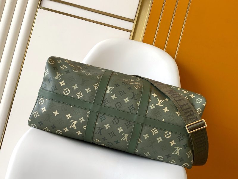 Image_20260201210332_3686_6 LV Keepall Bandoulière 50 Green Monogram Surplus Canvas