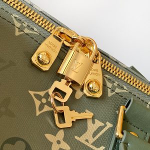 Image_20260201210334_3688_6 LV Keepall Bandoulière 50 Green Monogram Surplus Canvas