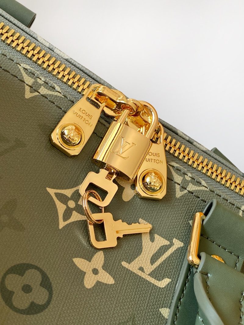 Image_20260201210334_3688_6 LV Keepall Bandoulière 50 Green Monogram Surplus Canvas