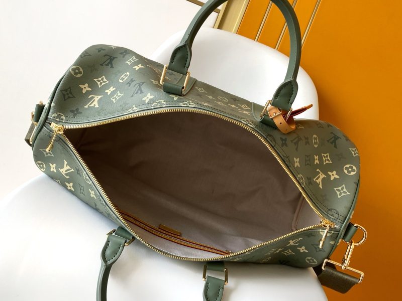Image_20260201210338_3692_6 LV Keepall Bandoulière 50 Green Monogram Surplus Canvas