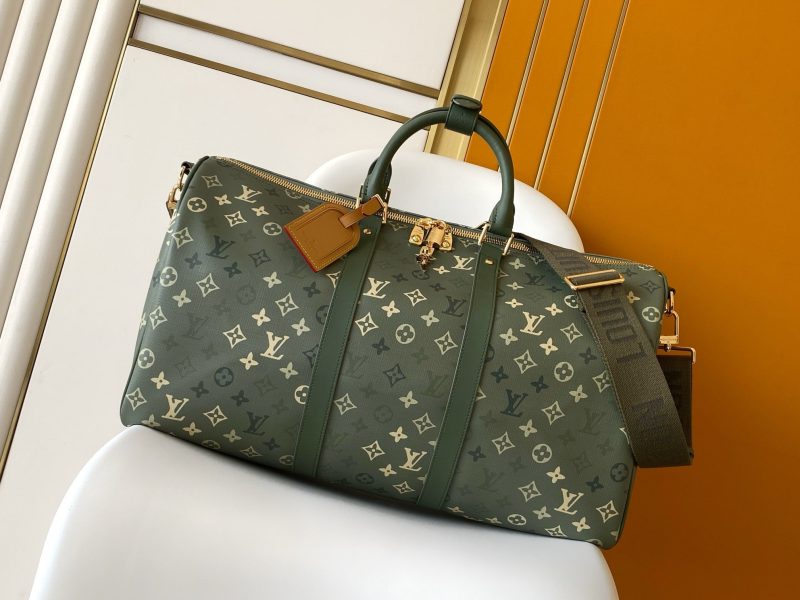 Image_20260201210341_3694_6 LV Keepall Bandoulière 50 Green Monogram Surplus Canvas