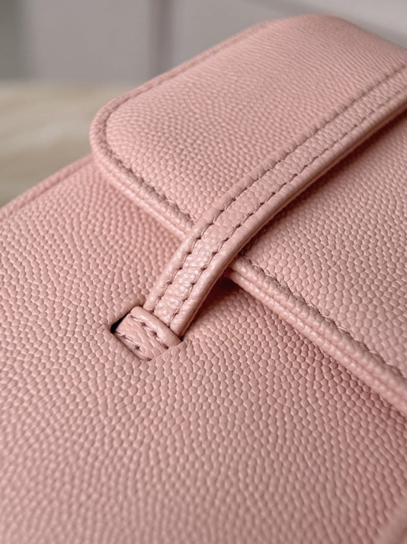 Chanel 26 Shoulder Bag 17 Pink Sheepskin Leather